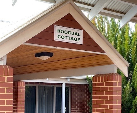 Signage Koodjal Cottage Supported Independent Living SIL STA